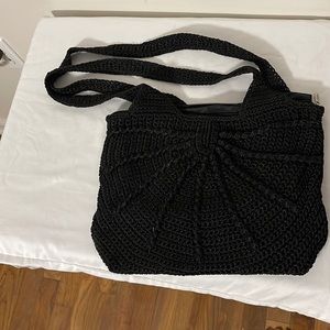 black small handbag